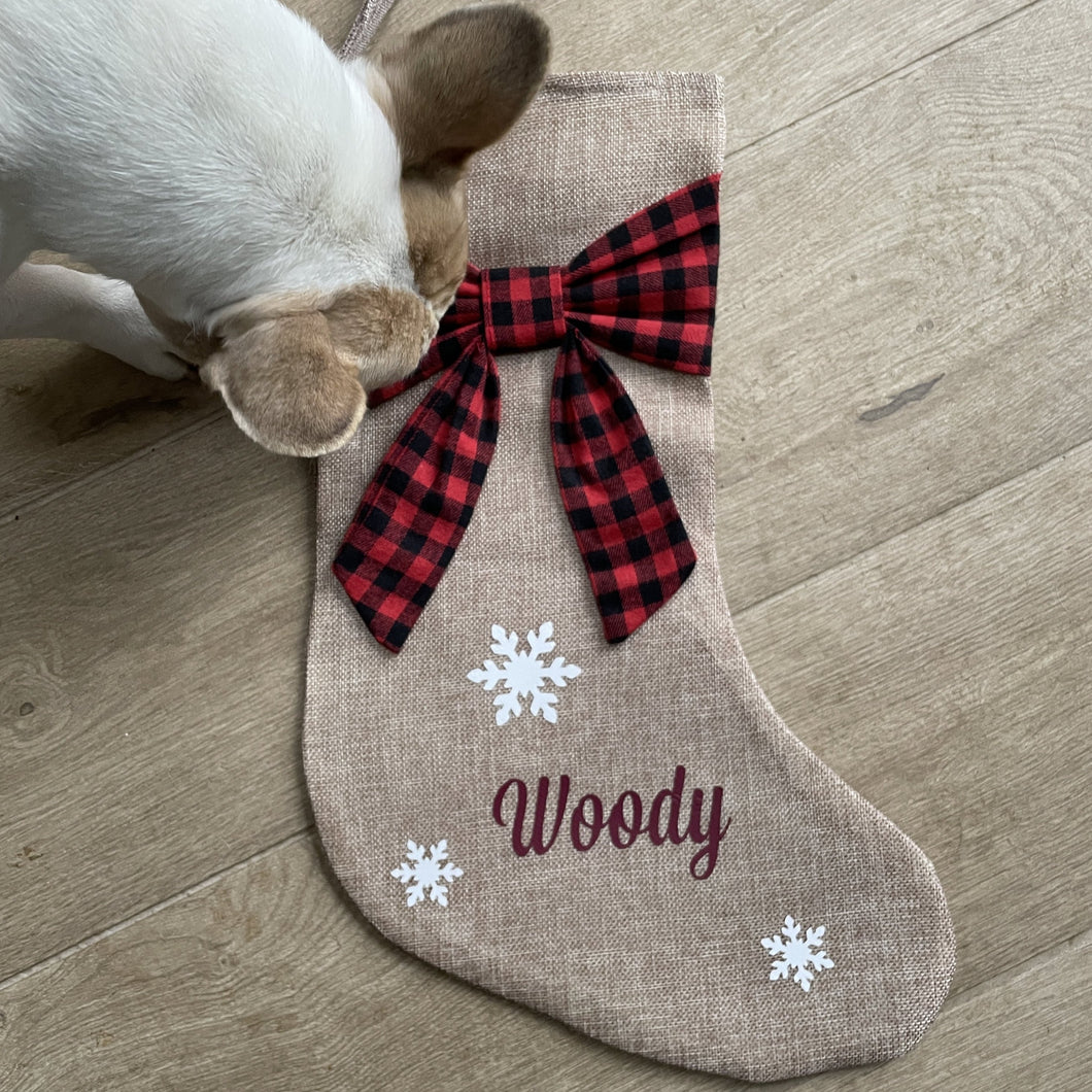 Personalised Christmas Stocking for Dogs