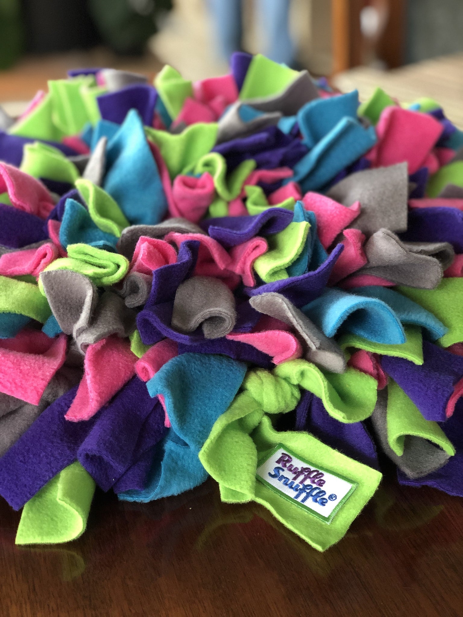 Choose your own coloured Snuffle Mat • Ruffle Snuffle