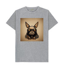 Load image into Gallery viewer, Athletic Grey Steam Punk French Bulldog T-Shirt
