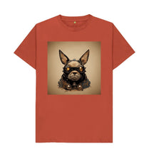 Load image into Gallery viewer, Rust Steam Punk French Bulldog T-Shirt
