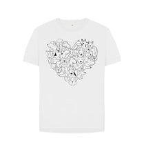 Load image into Gallery viewer, White For The Love Of Dogs T-Shirt (7 colours)
