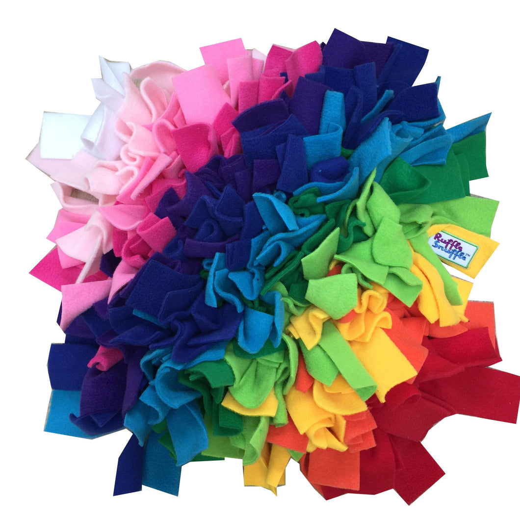 Ruffle Snuffle Rainbow - snuffle mat by Ruffle Snuffle