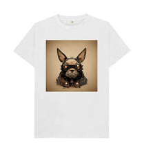 Load image into Gallery viewer, White Steam Punk French Bulldog T-Shirt
