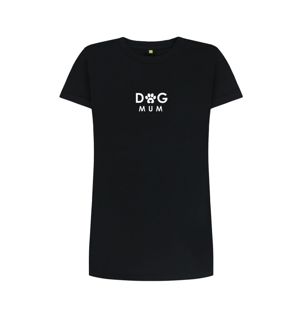 Black Dog Mum T-Shirt Dress ( 5 colours)