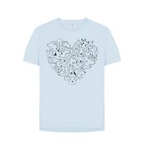 Load image into Gallery viewer, Sky Blue For The Love Of Dogs T-Shirt (7 colours)
